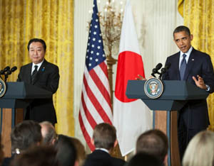 オバマ大統領、野田首相